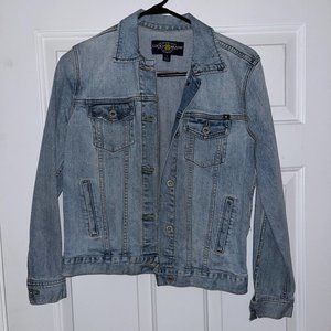 Lucky Brand Denim Jacket w/ silver buttons